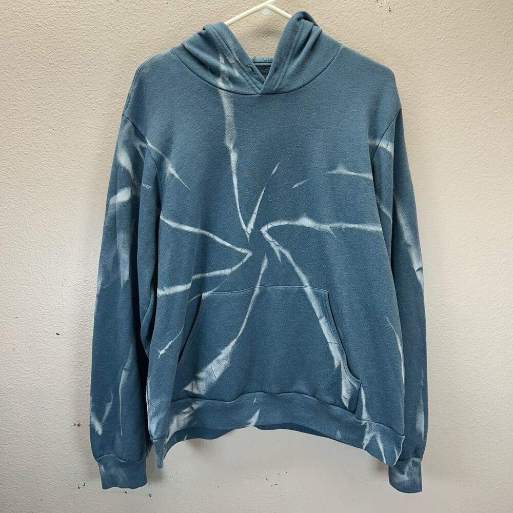 Myrrhe Sweatshirt Hoodie Tie Dye Blue White‎ ASO Celebrities Hollywood SZ L